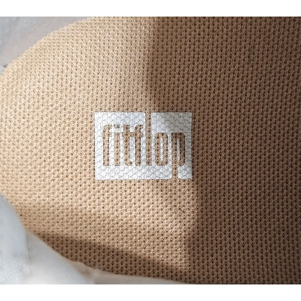 Fitflilop Vitamin FFX Water Resistant Knit Sports Sneakers Clay Grey EUC Men's 9